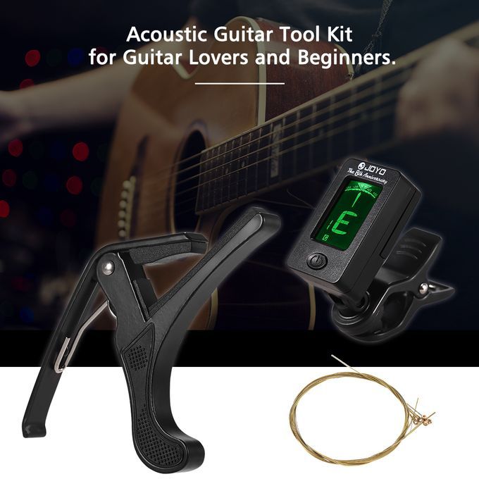 Guitar Tool Kit Including Digital Guitar Tuner Guitar Capo