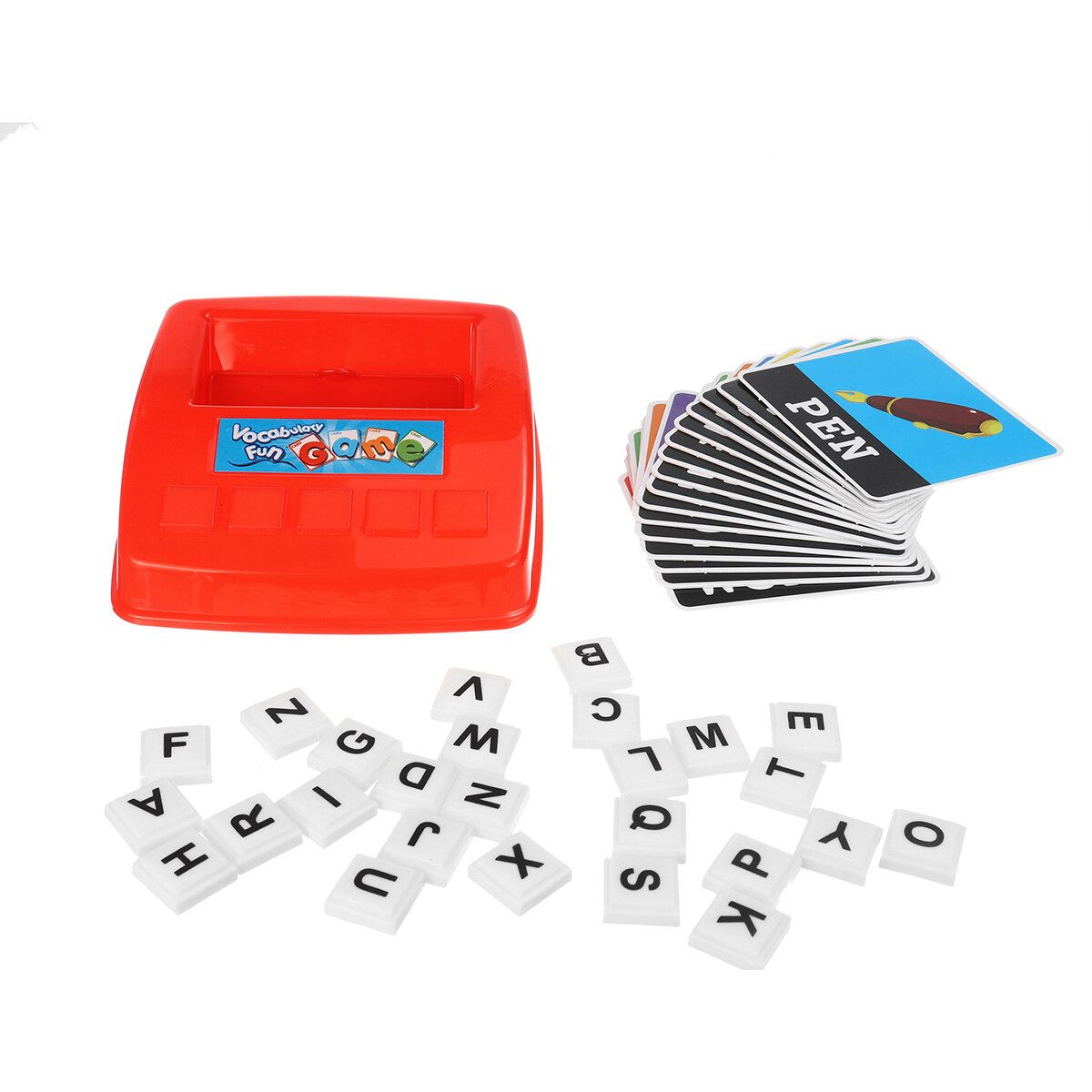 Kids Alphabet Word Literacy Fun Spelling Vocabulary Game English ABC Children Learning Educational Gift Toy Children Home Learning