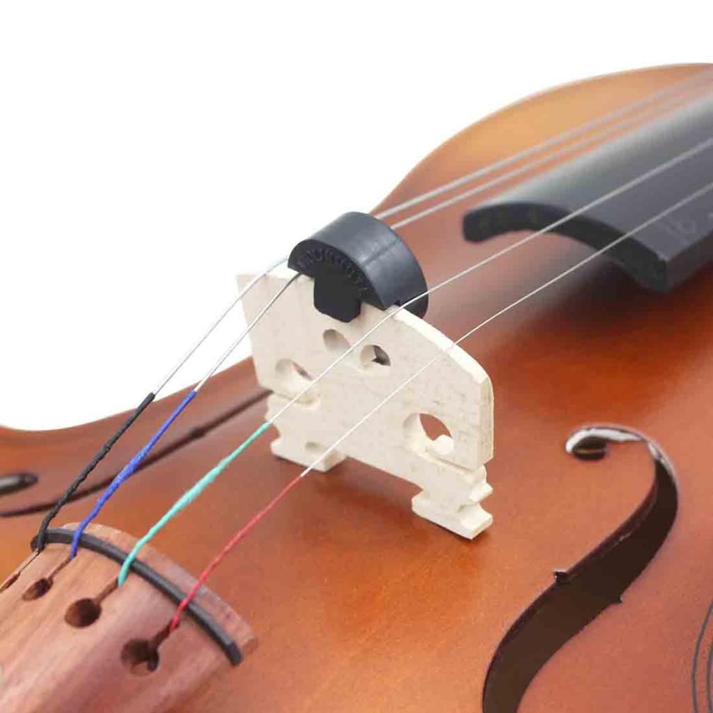 7 Pieces Rubber Violin Practice Mute Control Claw Mute And Round Mute