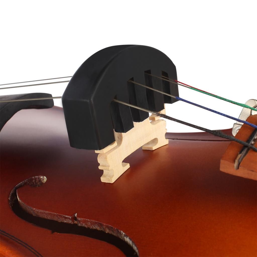 7 Pieces Rubber Violin Practice Mute Control Claw Mute And Round Mute
