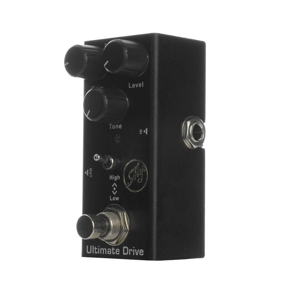 Ultimate Drive Effect Pedal for Electric Guitars with True Bypass Portable Single Guitar Pedal DC 9V Black