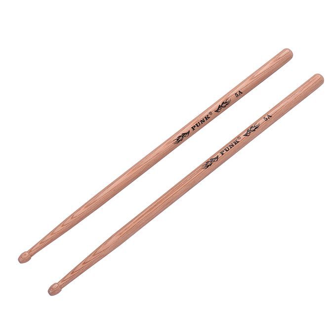 One Pair Of 5A Wooden Drumsticks Drum Sticks Hickory Wood-5A