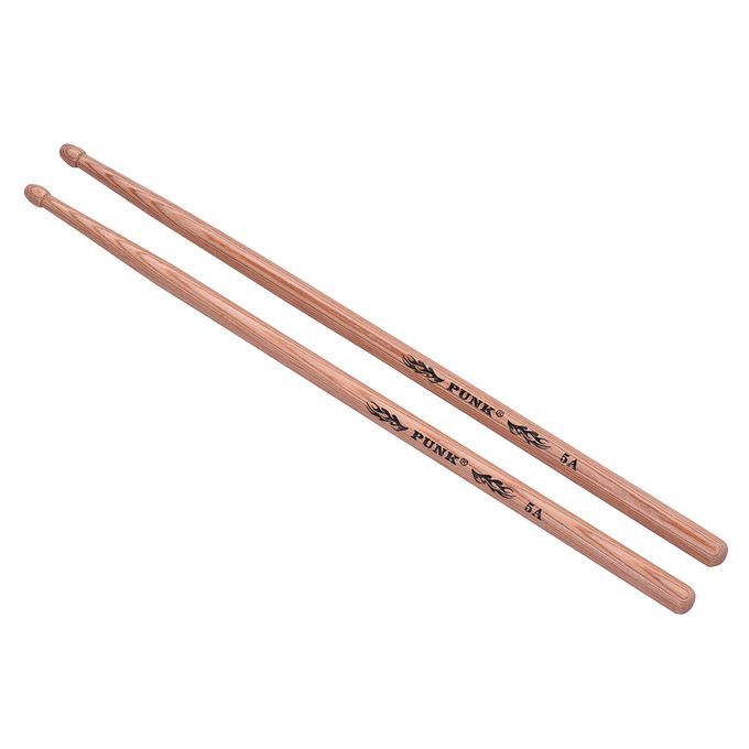 One Pair Of 5A Wooden Drumsticks Drum Sticks Hickory Wood-5A