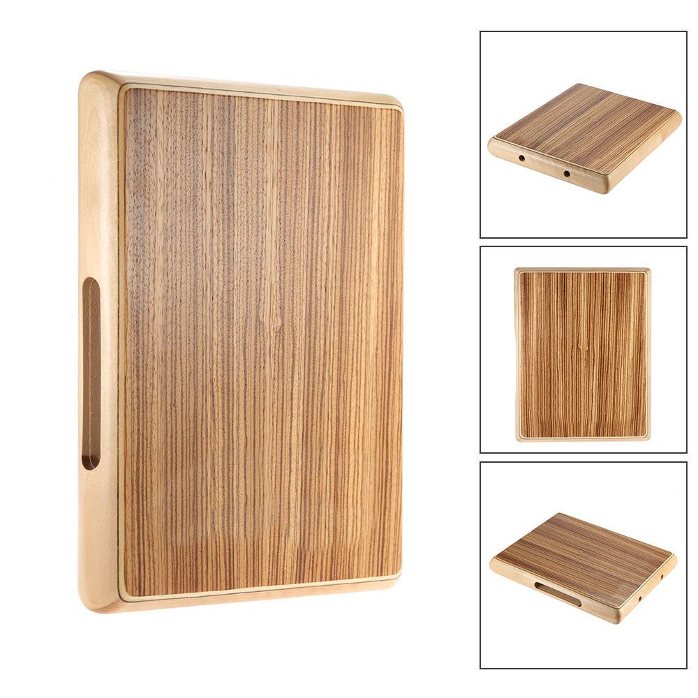 Ammoon Compact Travel Cajon Flat Hand Drum Persussion