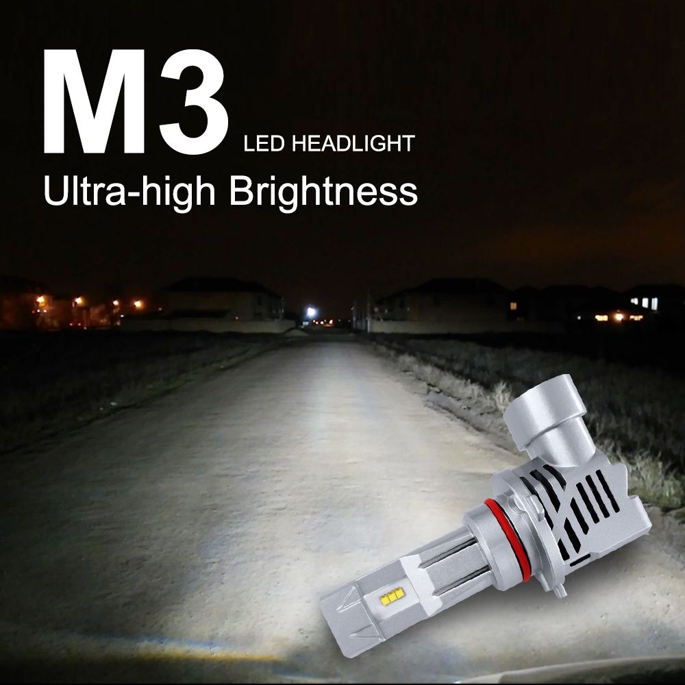 2 PCS M3 9005 / HB3 / H10 IP68 Car LED Headlight Lamps