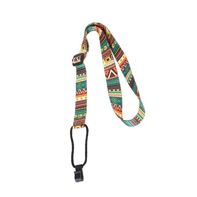 MT Ethnic Style Guitar Strap Adjustable Ukulele Shoulder Strap Neck Sling Belt-Multicoloured