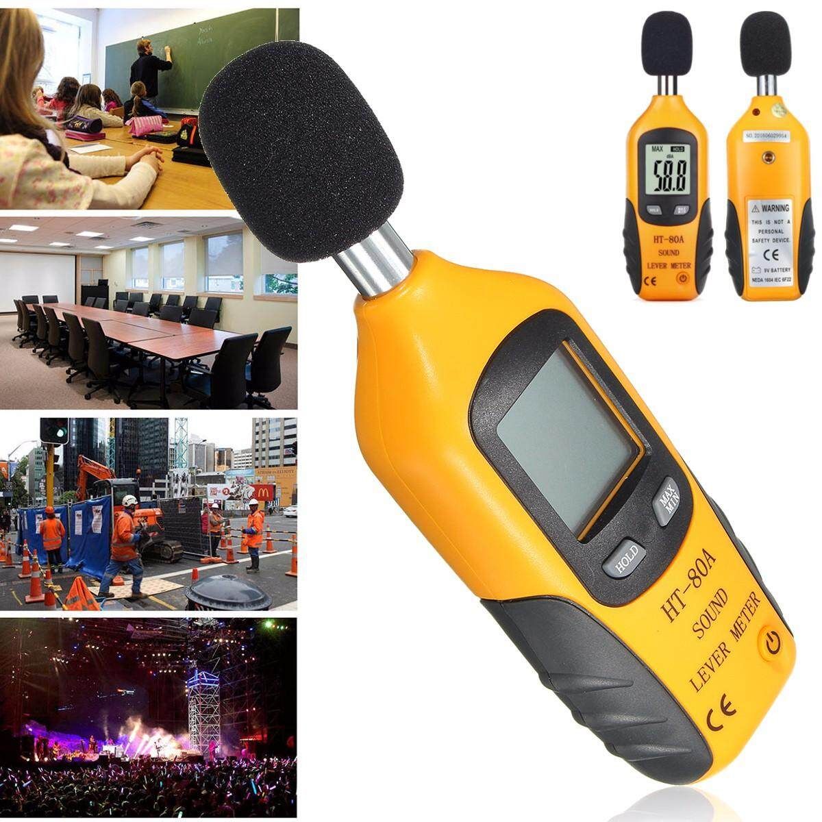 New Digital Sound Tester Level Meter 30~130dB Decibel Noise Measurement
