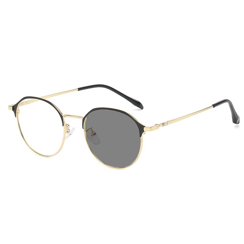 Anti-Blue Light Eyeglasses Color-Changing Radiation Protective Glasses
