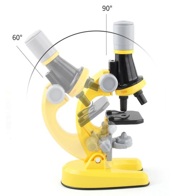 Children Biological Optical Microscope LED Student Educational Toys
