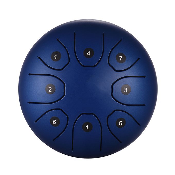 5.5 Inch Mini 8-Tone Steel Tongue Drum C Key Percussion