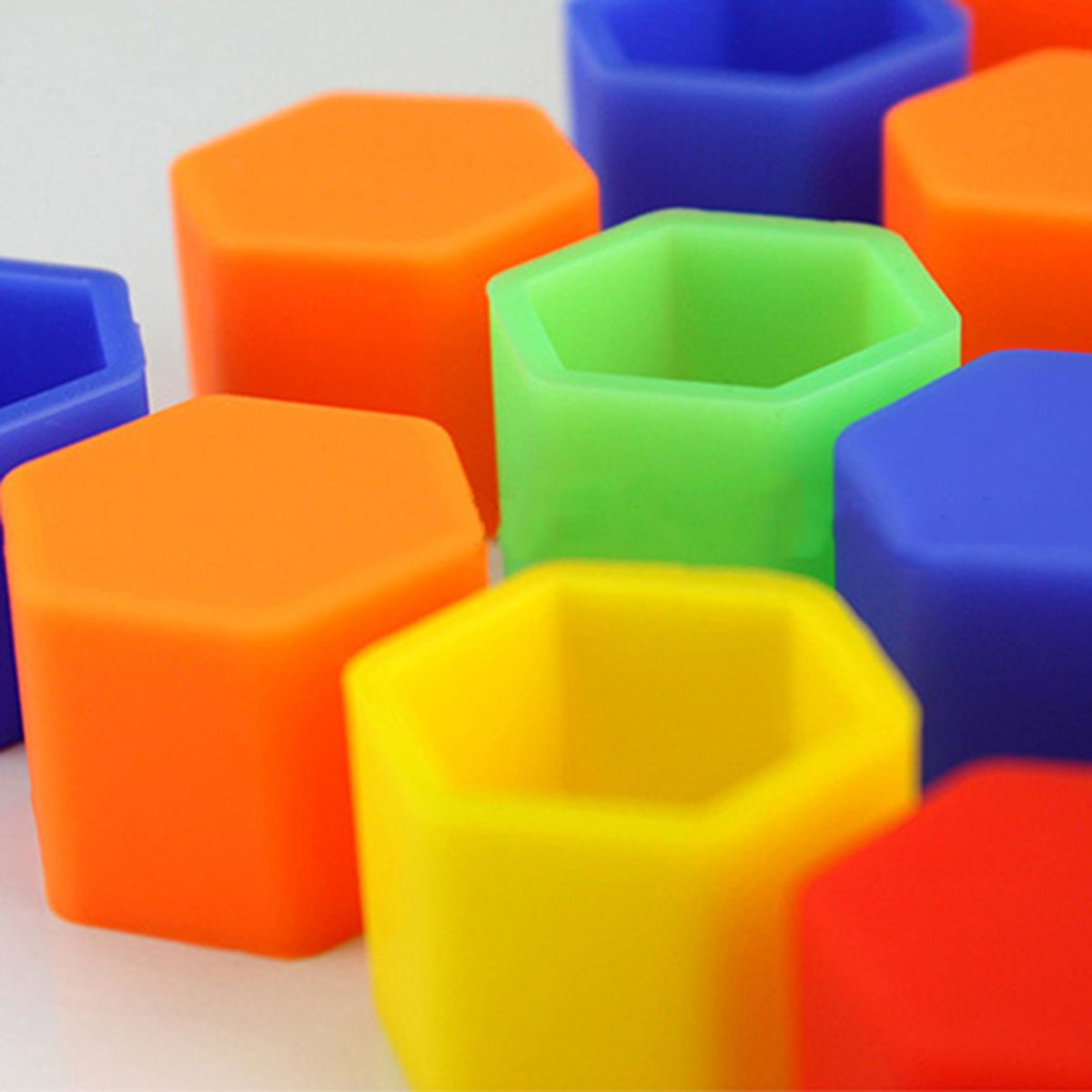 20Pcs Car Bolt Caps Wheel Nuts Silicone Covers-Blue