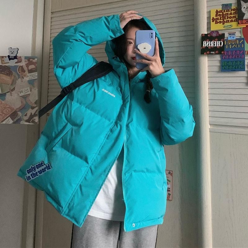 Thickened Puffer Jacket Short down Cotton Clothing Cotton Coat Women's Korean-Style Loose Autumn Winter Coat Cotton-Padded Jacket 2023 New