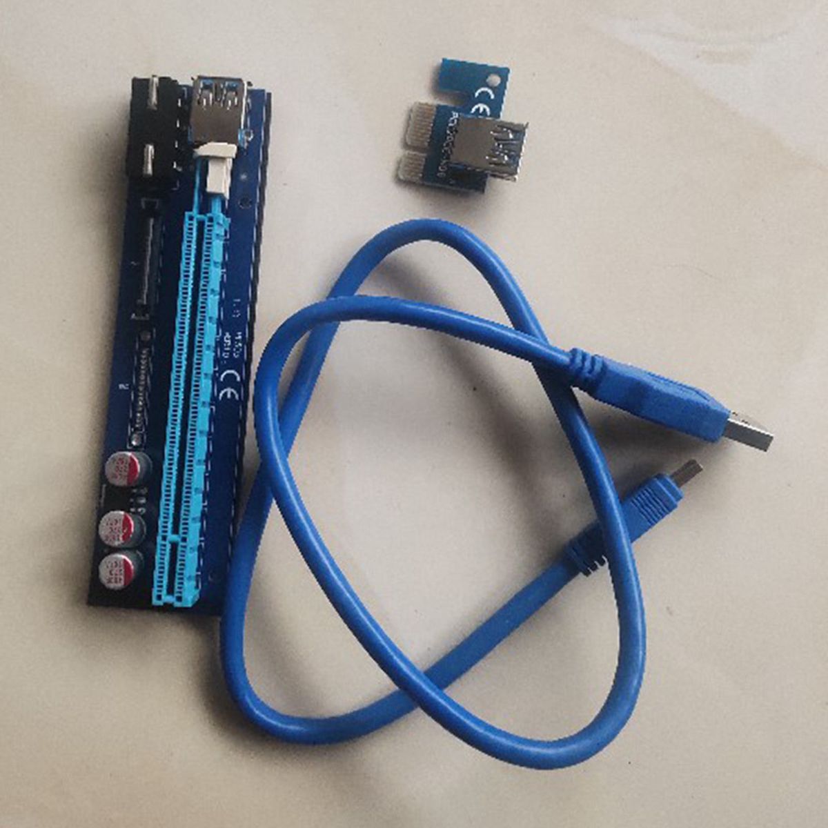 PE503 -E GPU Riser Card 4PIN+ Adapter  Power For Bitcoin