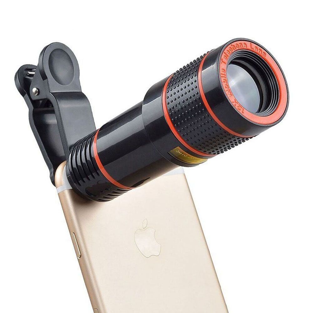 12x Mobile Phone Lens Telescope Lens Zoom Focus External