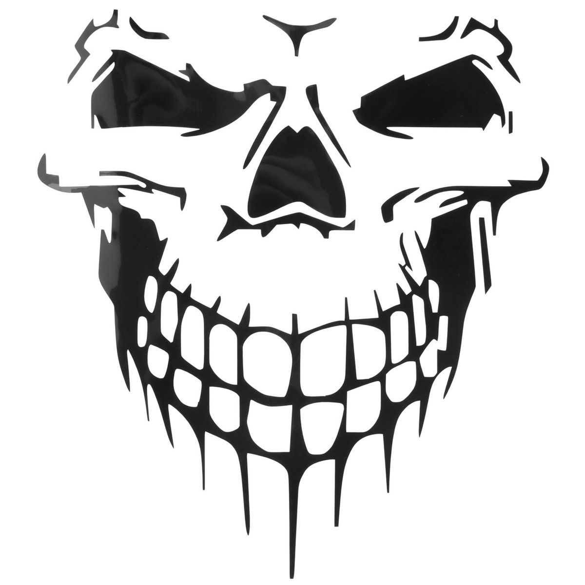Car Sticker Car Tattoo Skeleton Decorative Sticker (Black)