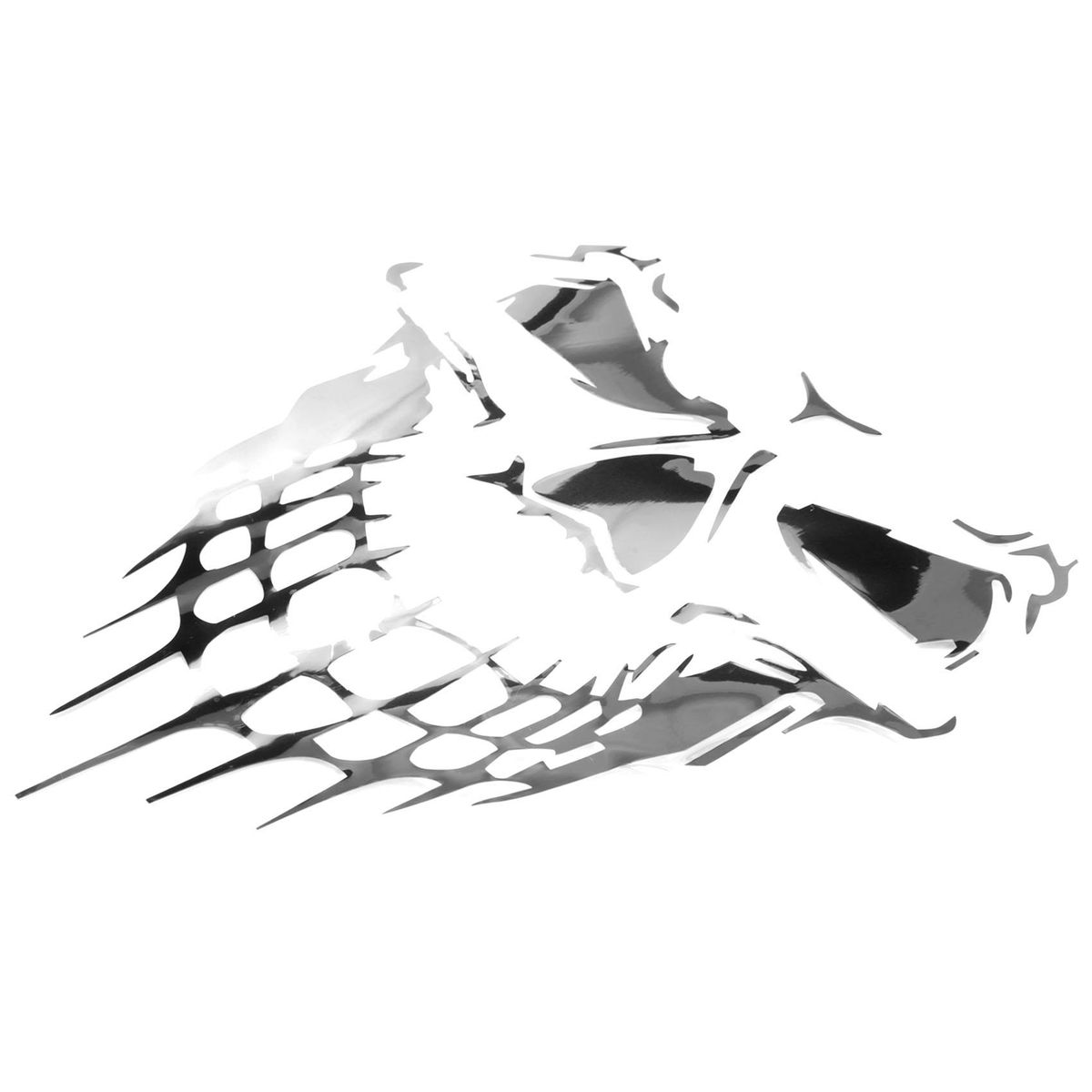 Car Sticker Car Tattoo Skeleton Decorative Sticker (Black)