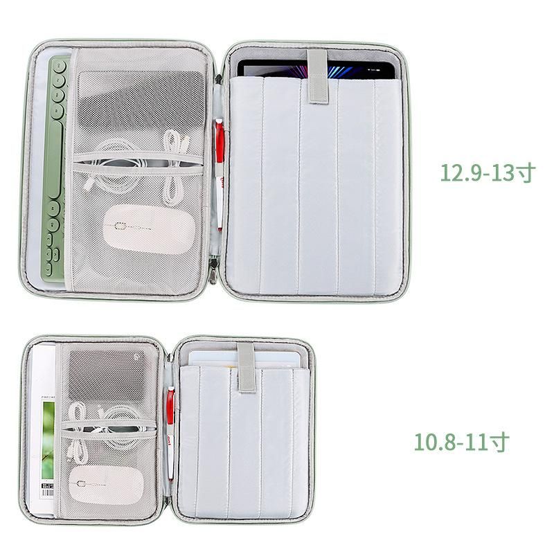 ipad tablet computer bag protective case 12.9 inch 10.8 storage bag portable liner bag Noble blue 12.9-13 inch universal