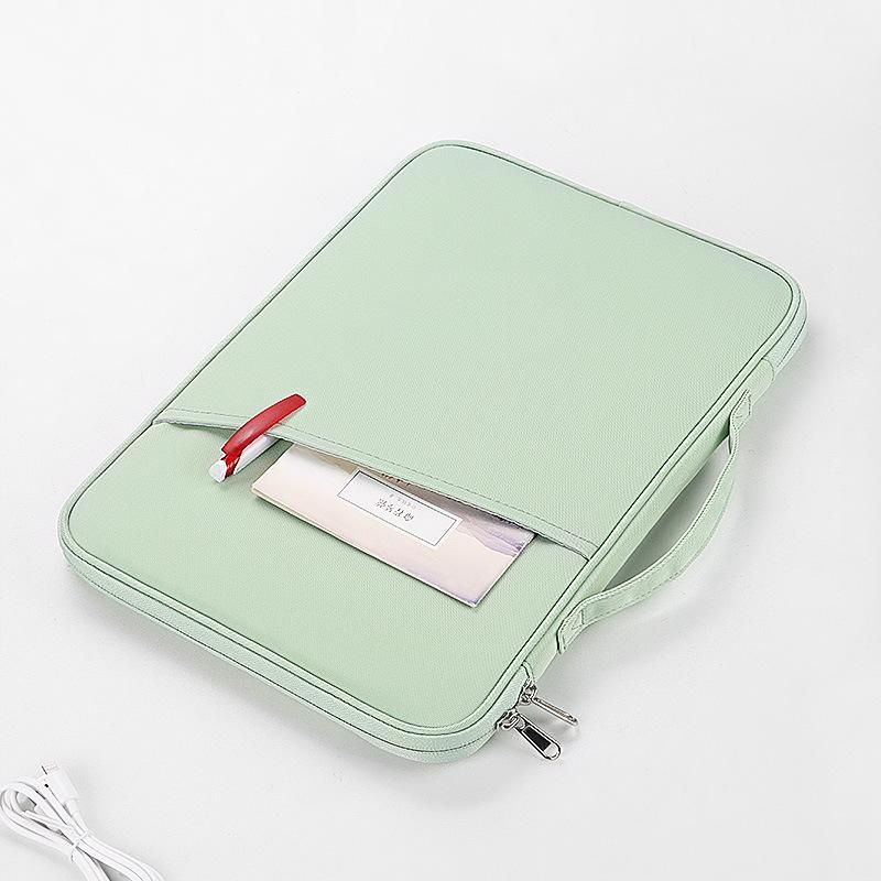 ipad tablet computer bag protective case 12.9 inch 10.8 storage bag portable liner bag Noble blue 12.9-13 inch universal
