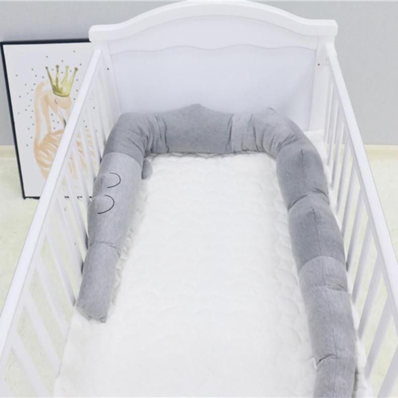 205cm Newborn Baby Bed Crib Fence Bumper Toys Protection