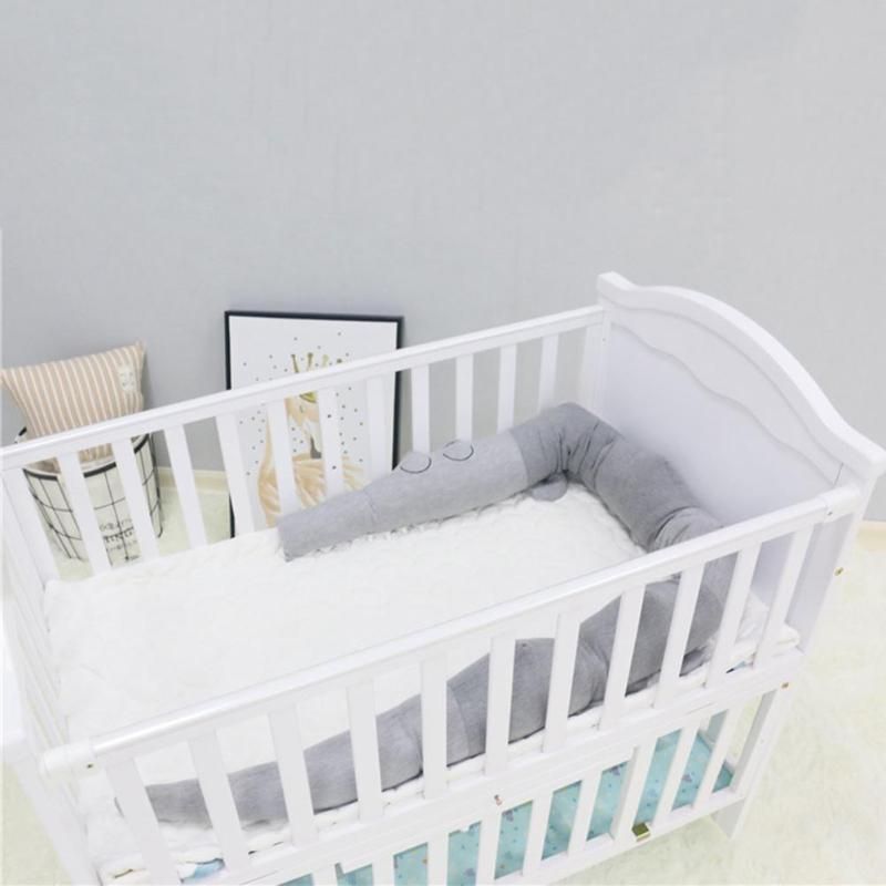 205cm Newborn Baby Bed Crib Fence Bumper Toys Protection