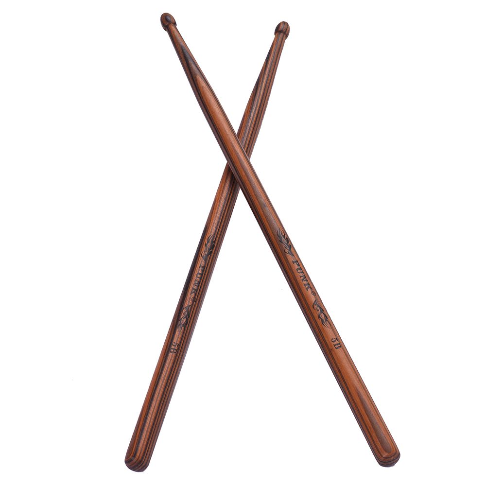 One Pair Of 5B Wooden Drumsticks Drum Sticks Maple Wood