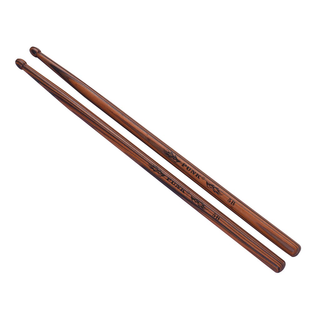 One Pair Of 5B Wooden Drumsticks Drum Sticks Maple Wood