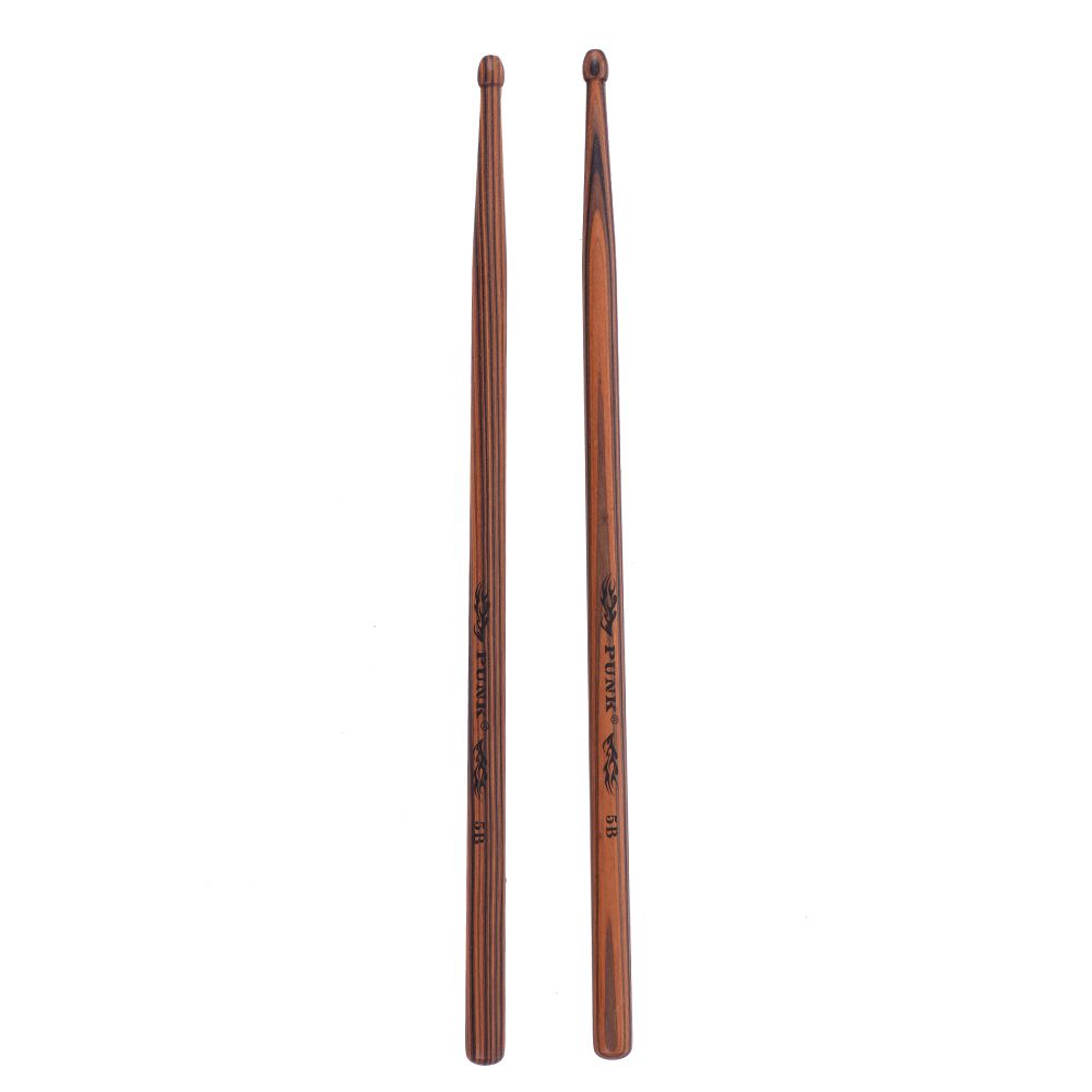 One Pair Of 5B Wooden Drumsticks Drum Sticks Maple Wood