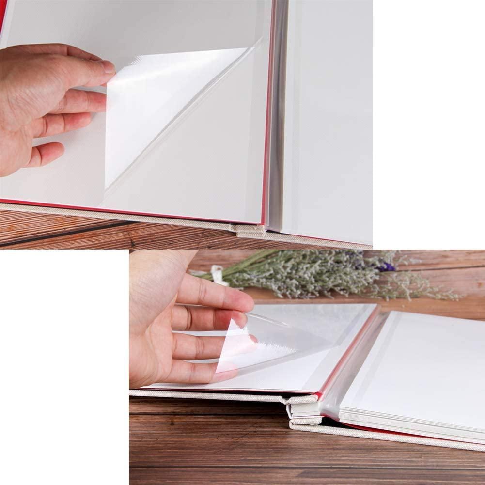 Photo Album Scrapbook Linen DIY Memory Book Thick Pages