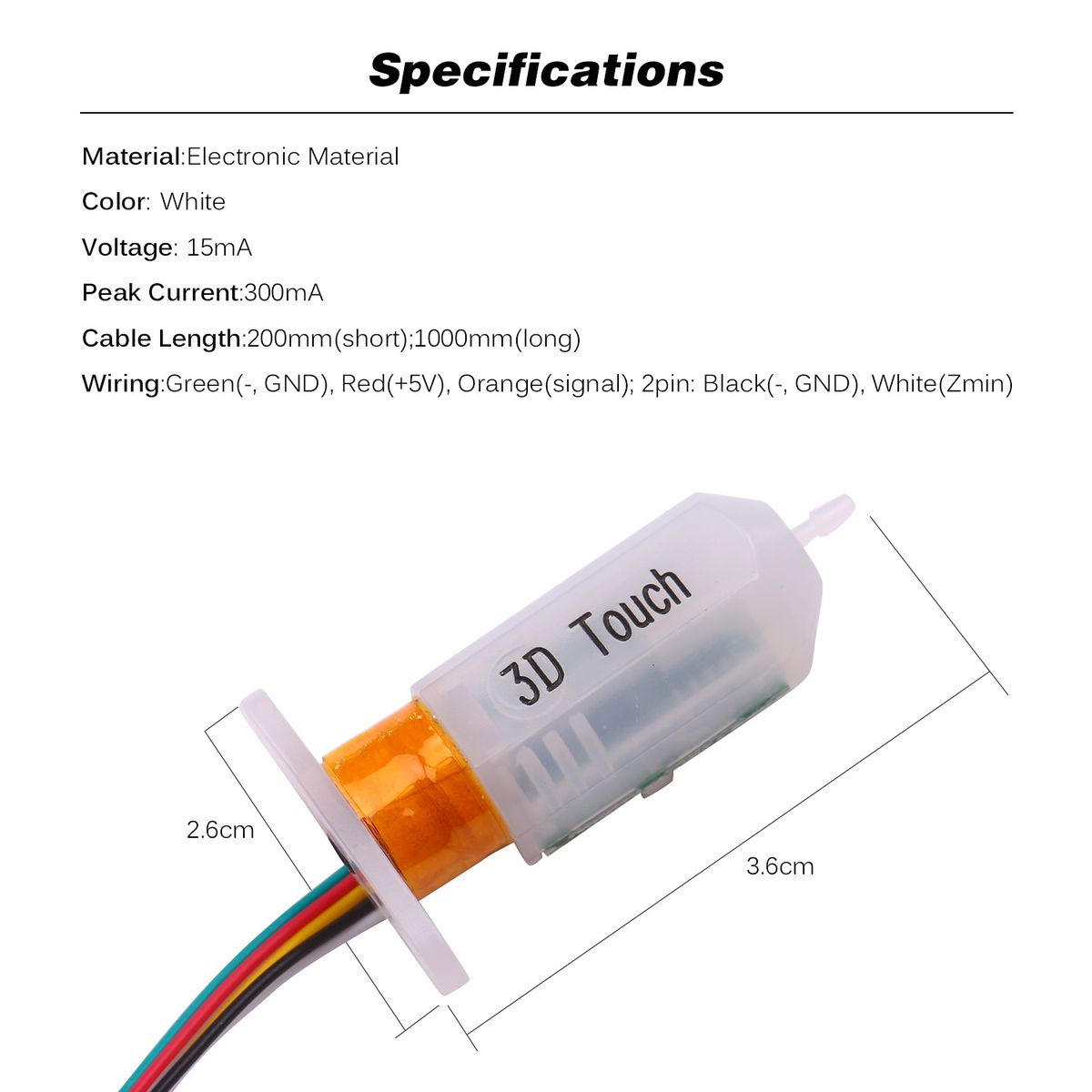 3D Printer Auto Leveling Sensor 3D Touch Auto Bed Levelling