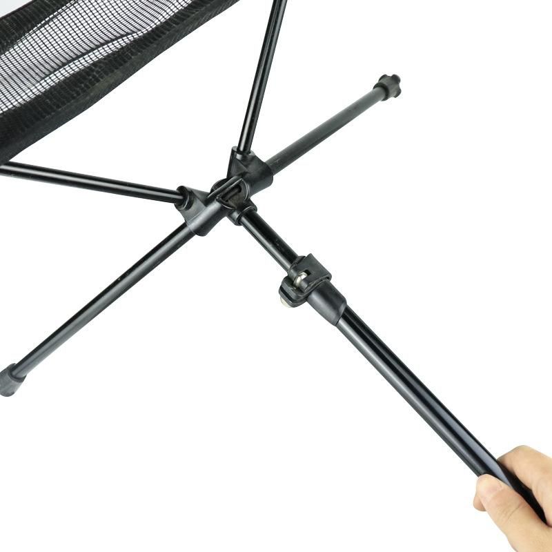 Moon chair foot mop pedal 18-30mm diameter tube universal recliner all aluminum alloy bracket chair like gray main picture