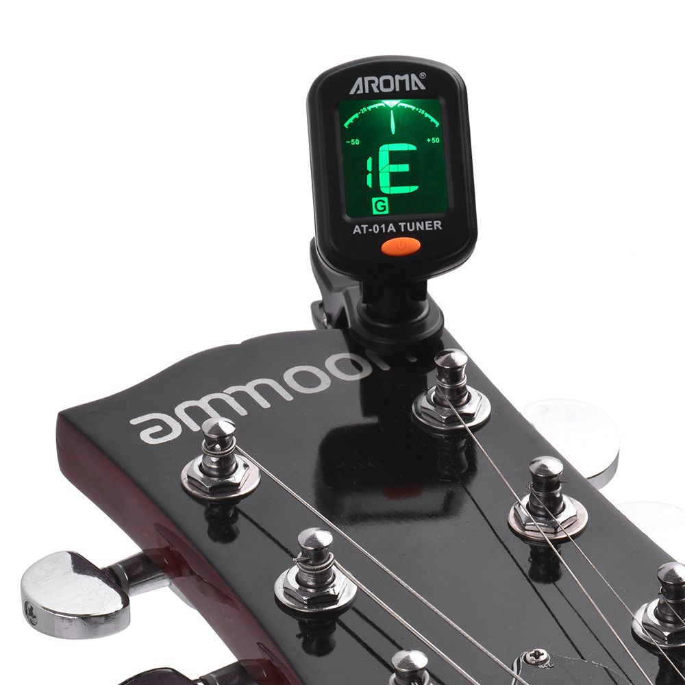 AT-01A Rotatable Clip-on Tuner LCD Display