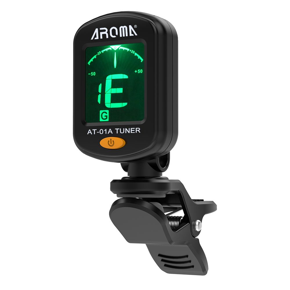AT-01A Rotatable Clip-on Tuner LCD Display