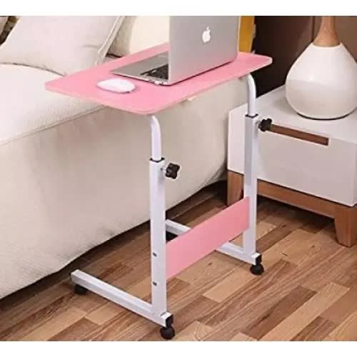 Multifunctional Movable Computer Table With Wheel