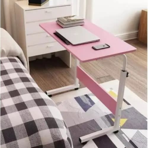 Multifunctional Movable Computer Table With Wheel
