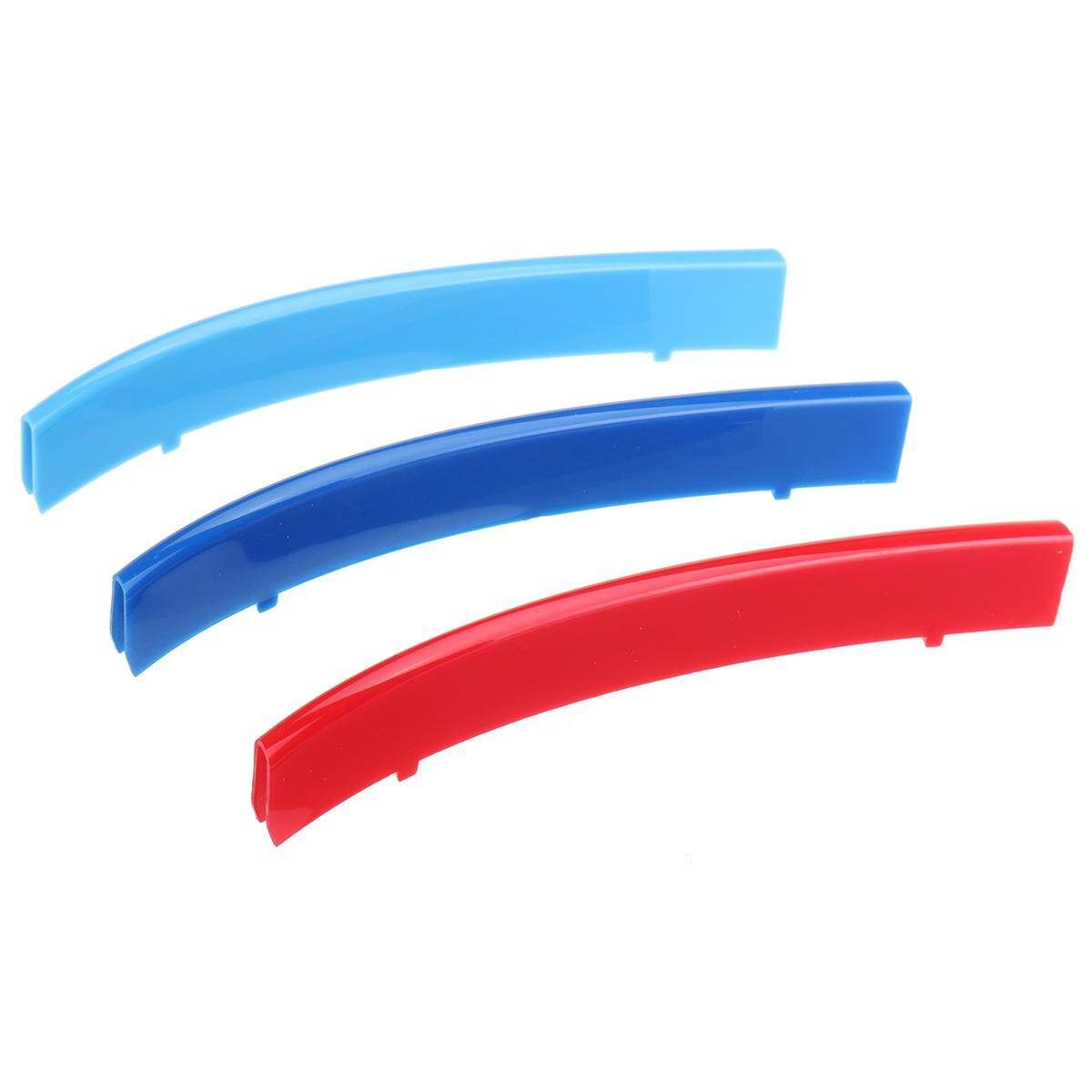 3Pcs Tricolor Plastic Front Center Grille Cover Trim For BMW 5 Series E39 99-04