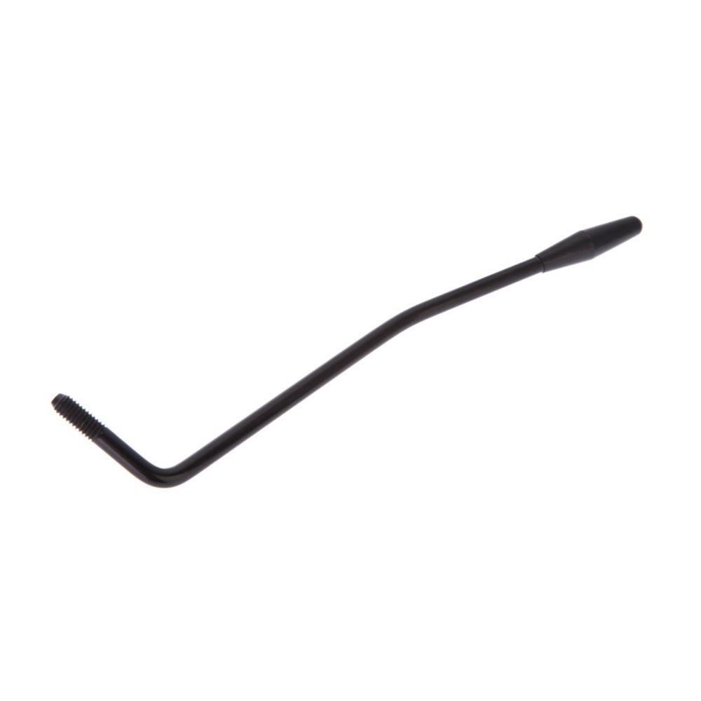 6mm Metal Tremolo Arm Whammy Bar with Tip for Electric Guitar Fender Strat Stratocaster  Black