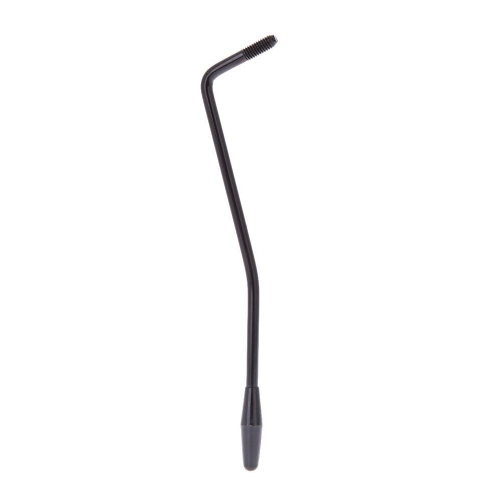 6mm Metal Tremolo Arm Whammy Bar with Tip for Electric Guitar Fender Strat Stratocaster  Black