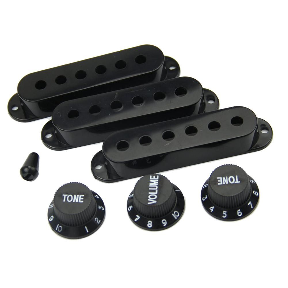 for Covers 50 or 52 mm Pole to Pole Knobs Tips Black)