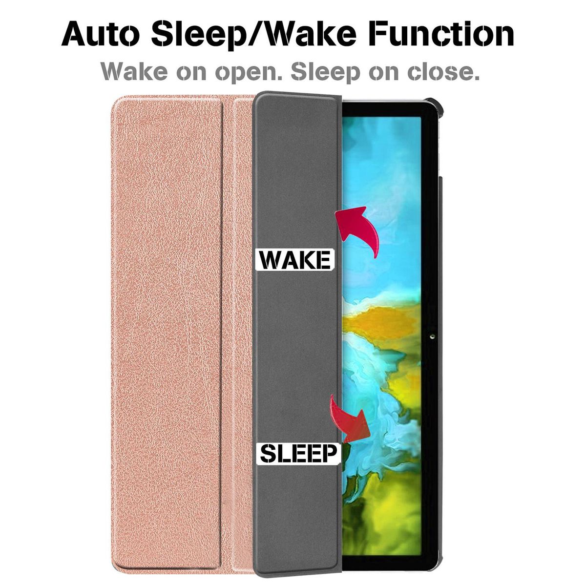 11-Inch Protective Cover Compatible with Samsung Galaxy Tab S8 Tablet Cases with Auto Sleep Wake Feature