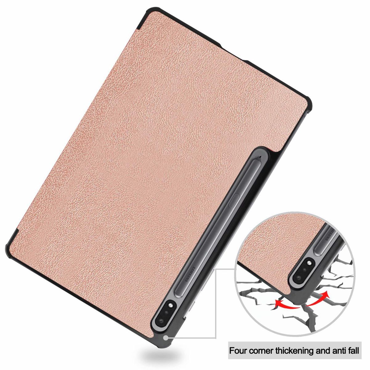 11-Inch Protective Cover Compatible with Samsung Galaxy Tab S8 Tablet Cases with Auto Sleep Wake Feature