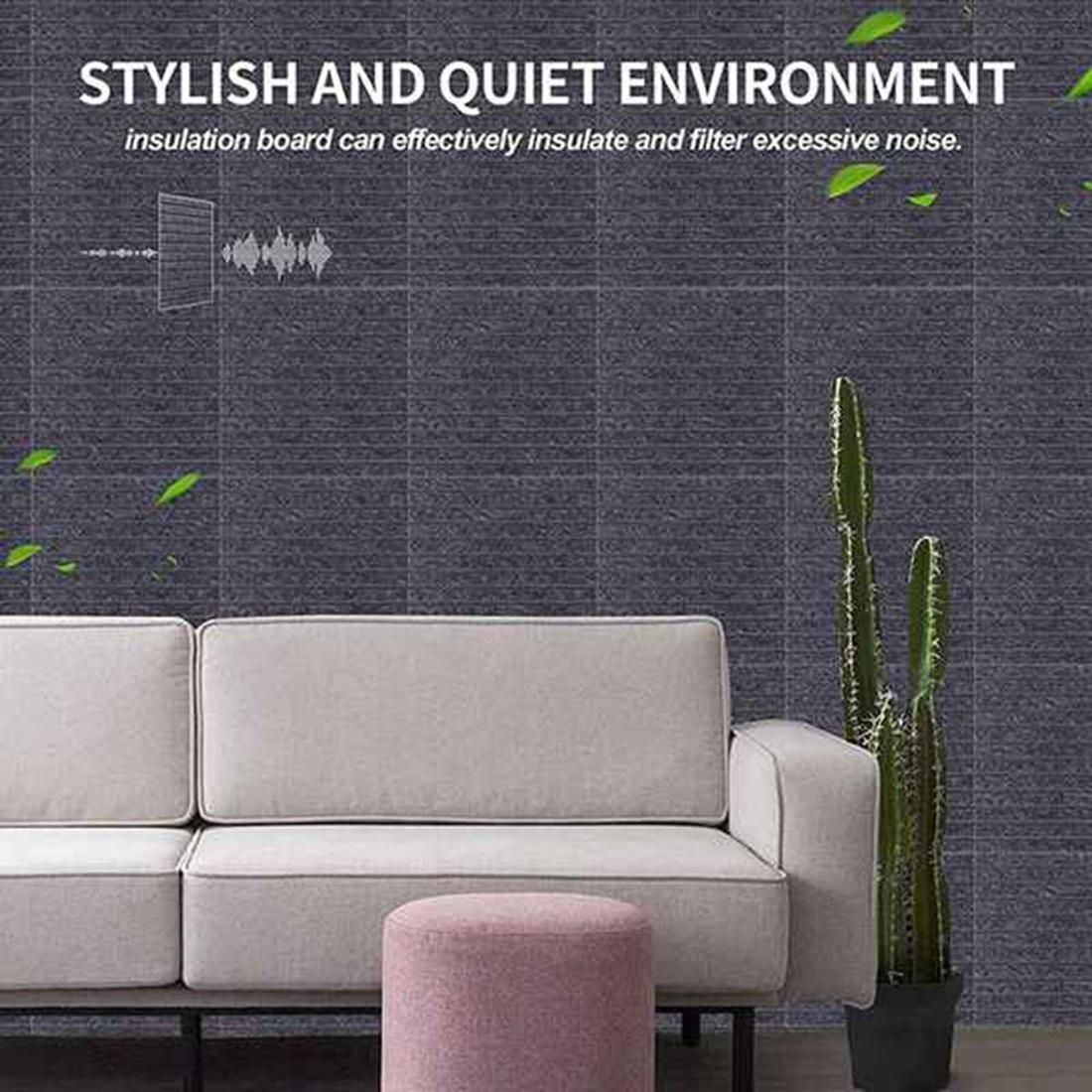 18 Pack Soundproof Board Acoustic Panels,Sound Proof Padding Beveled Edge Tiles,for Wall Decoration&Acoustic Treatment