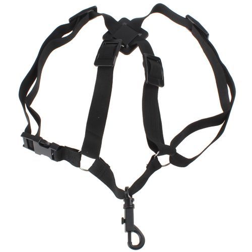 Black Adjustable Universal Sax Harness Shoulder Strap For Alto / Tenor / Soprano Saxophone
