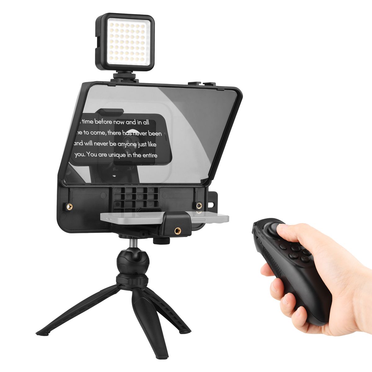A10 Portable Smartphone DSLR Camera Teleprompter