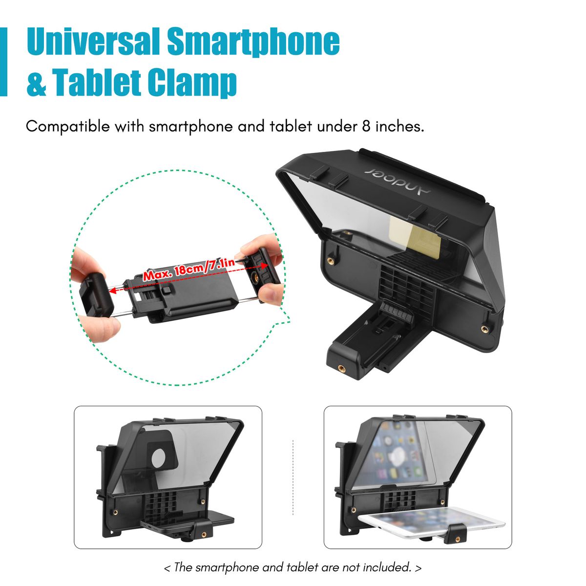A10 Portable Smartphone DSLR Camera Teleprompter