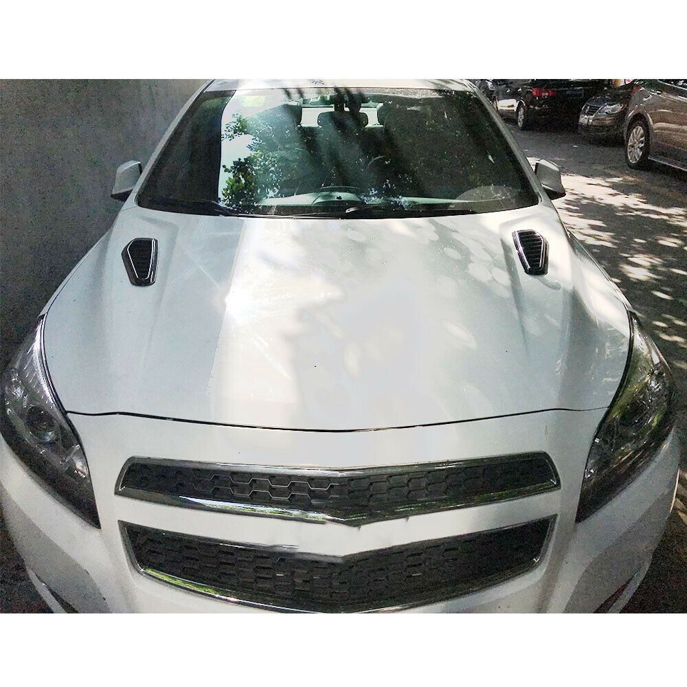 2Pcs Car Simulation Shark Air Vent Universal Glossy Black