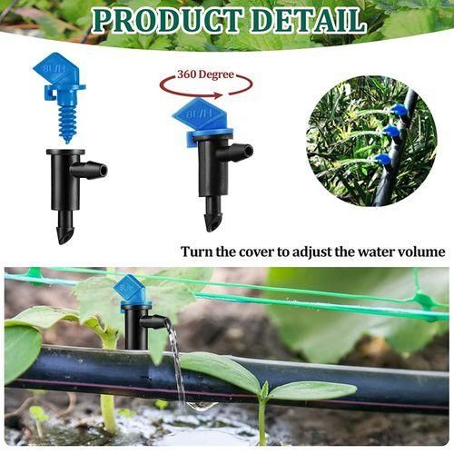 60 Pieces Irrigation Drip Emitter Garden Flag