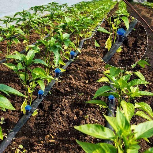 60 Pieces Irrigation Drip Emitter Garden Flag
