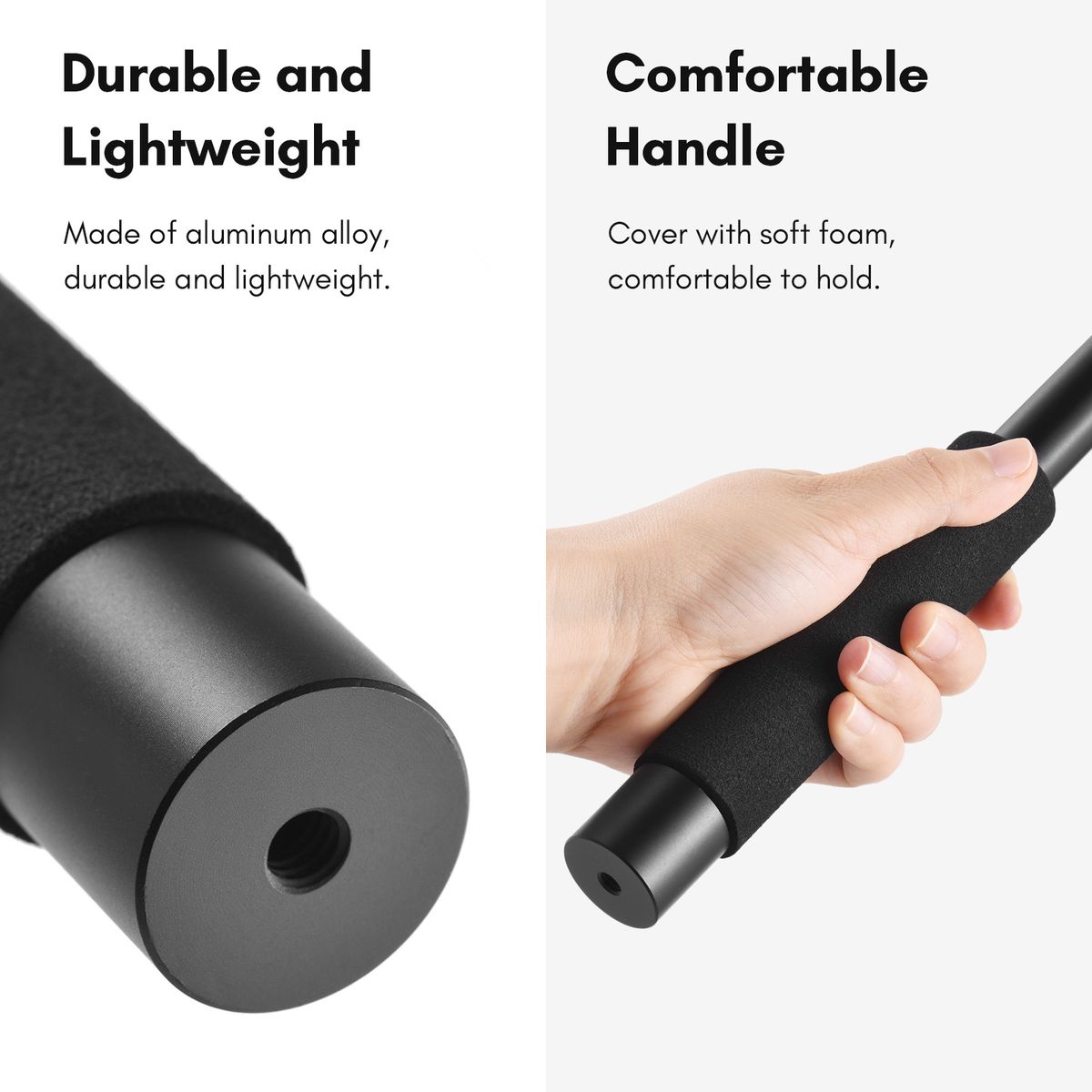 Handheld Microphone Boom Arm 4-Section Extendable