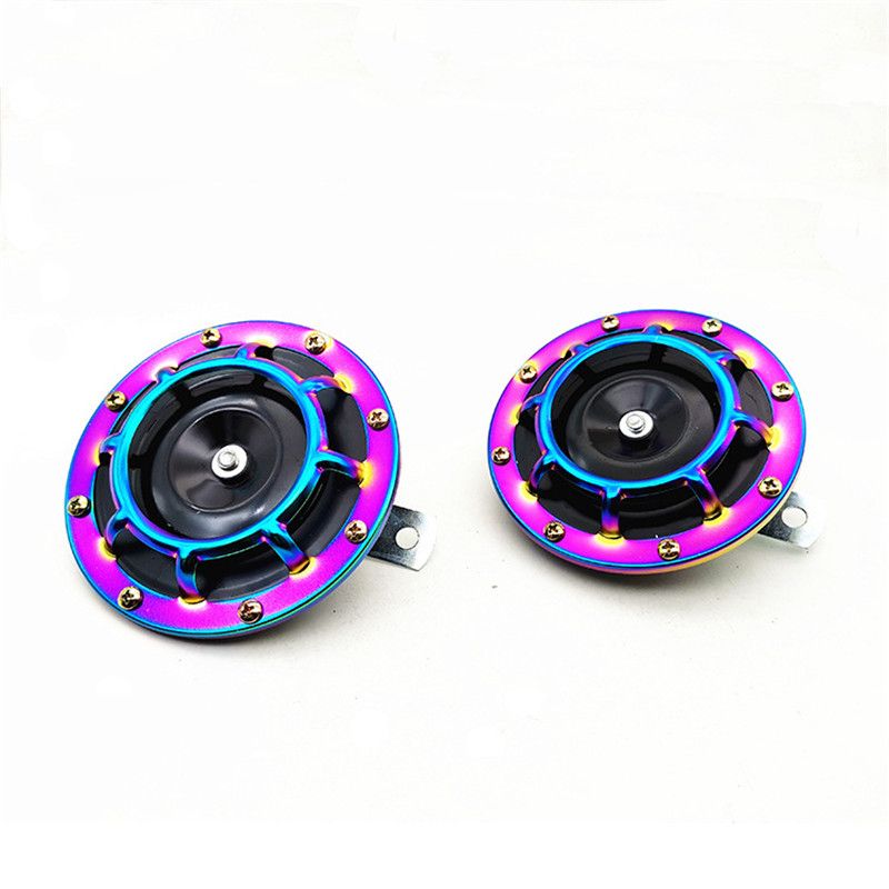 Red/Black 139Db  Multi-tone  Car Horn 12V  A Pair  For Subaru Impreza WRX Evo New
