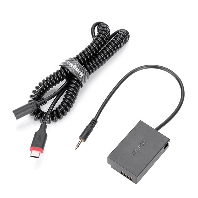 LP-E17 Dummy Spring Power Adapter Cable For 77D 200D 750D 760D 800D